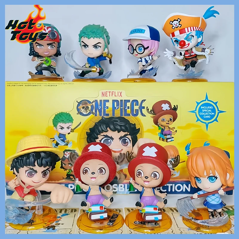 

Hot Toys One Piece Cosbaby Action Figure Cosbi Collectible Mystery Anime Figure Luffy Zoro Nami Chopper Ornament Gift For Fans