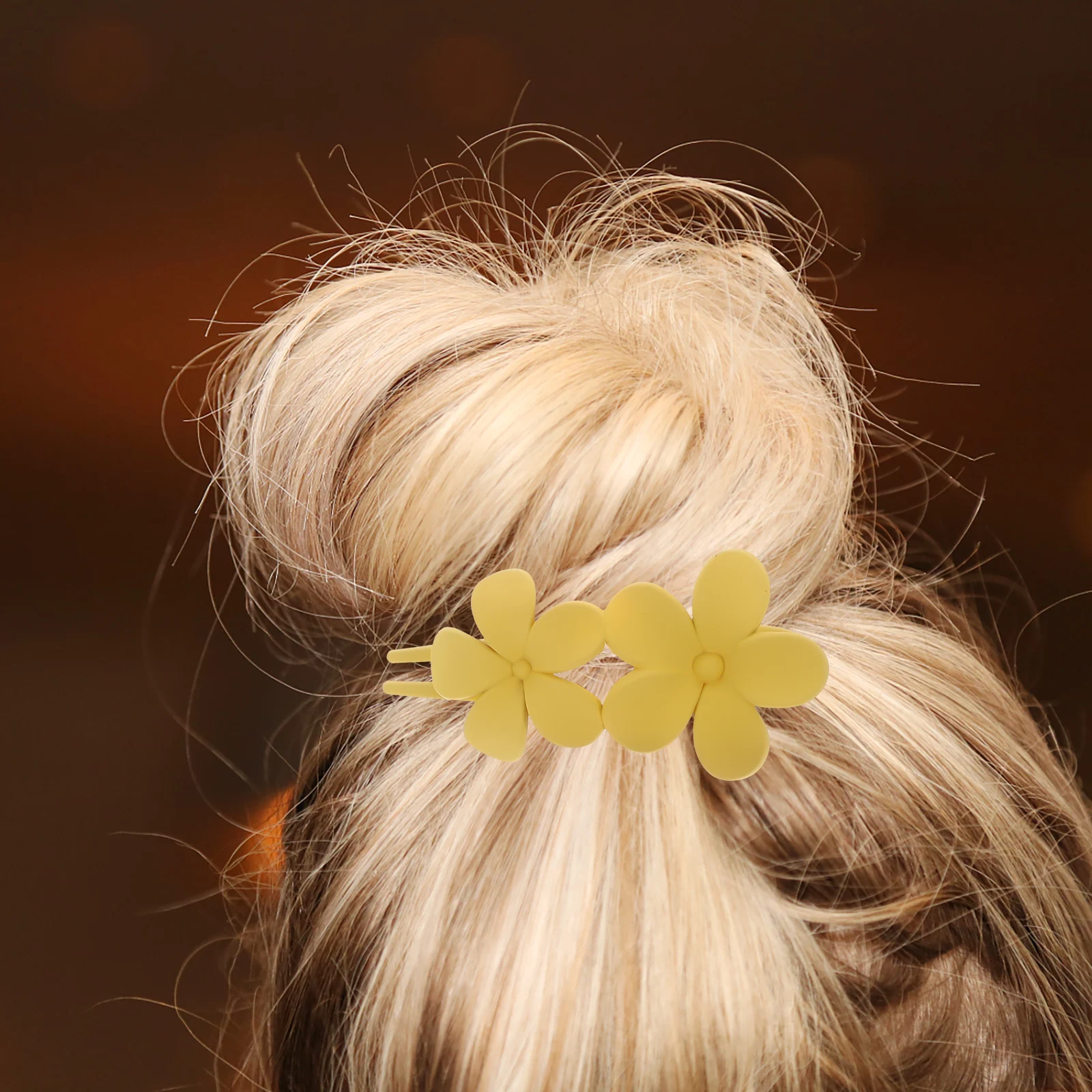 

4 Pcs Flower Clip Headdress Cute Hair Accessories for Women Claw Clips Floral Spring and Summer