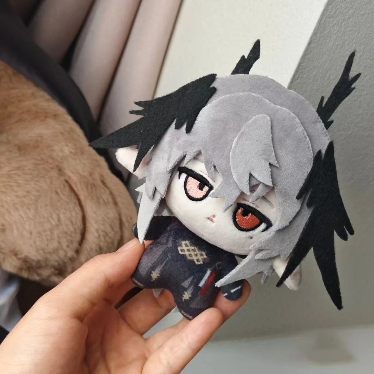 

10cm Arknights Logos Nunu Zuo Le Virtuosa plush Print Body Cotton Doll Adorable Fan Merchandise for Girls as Gift