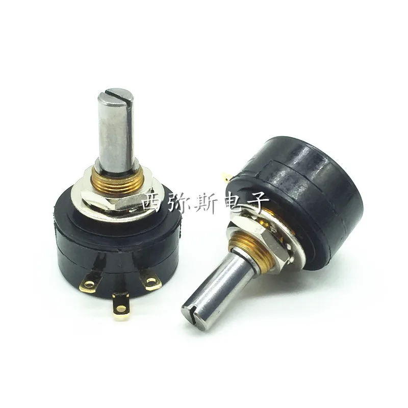 1PCS   Conductive plastic potentiometer WDD22P1 1K 2K 5K 10K 360 degree rotation can replace FCP22E