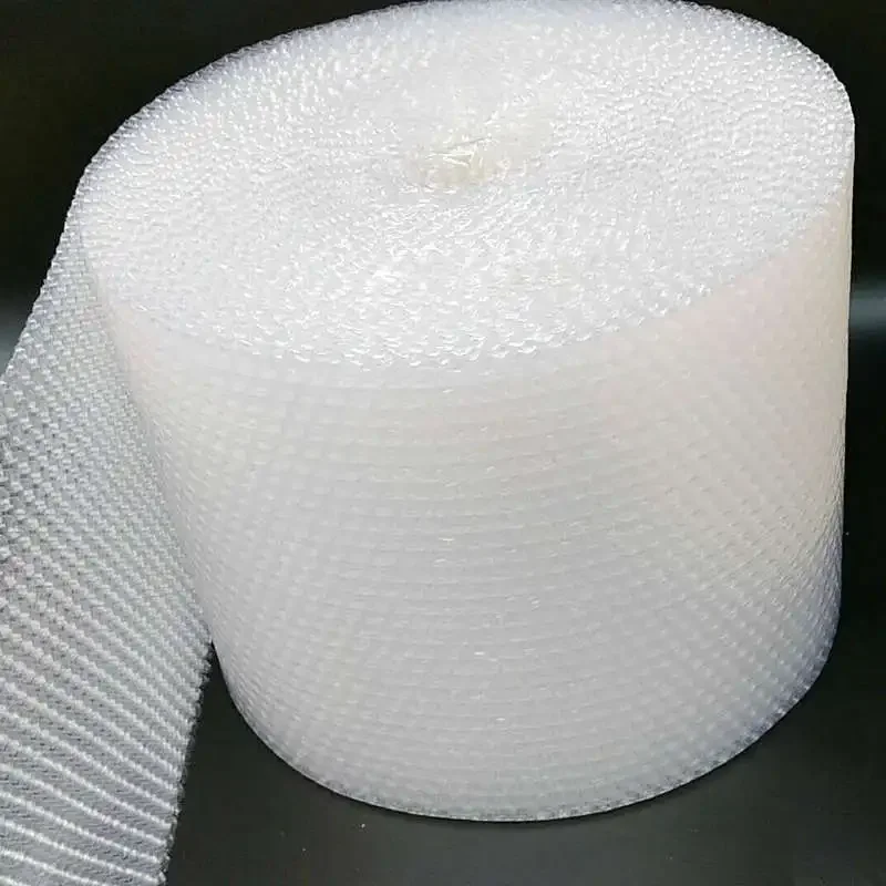 Envoltura acolchada de burbujas, película de embalaje de burbujas, rollo de espuma a prueba de golpes, embalaje de papel, presión Frágil