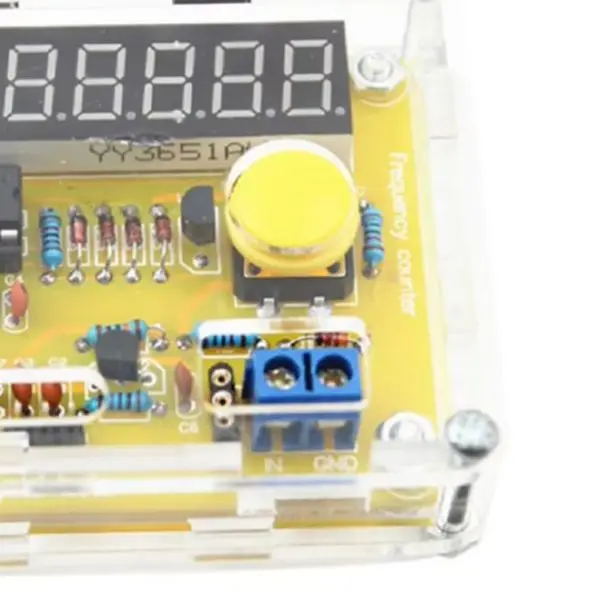 /1Hz-50MHz /For /Frequency Counter DIY Kit With Shell 30V Input Auto Ranging For For Crystal Oscillator Tester And Signal Measur