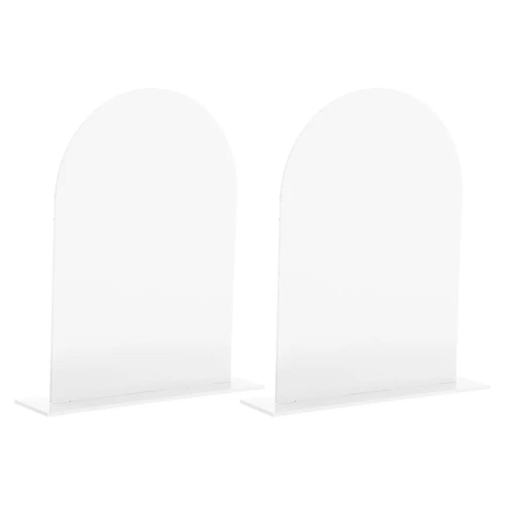 

2Sets Acrylic Wedding Table Number Signs Clear Reception Decorations Seating Cards Centerpieces Table Signs for Wedding