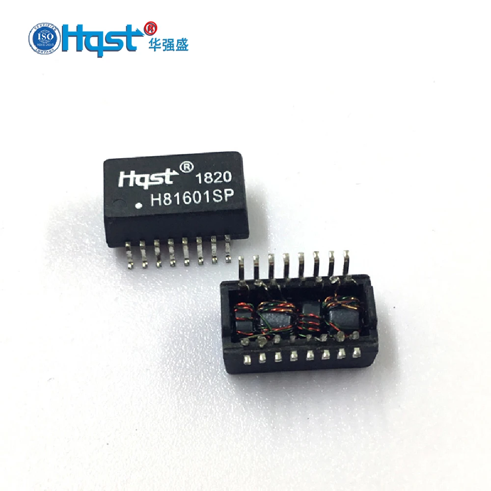100Mbps SMT lan Transformer H81601SP|16Pin EthernetFilter|Direct Replacement for Pulse H1102NL/Würth 7090-37R/PPT PM44-11BP
