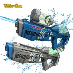 Luminous Electric Water Gun, Totalmente Automático, Disparar Contínuo, Interativo Water Splashing, Brinquedos Infantis