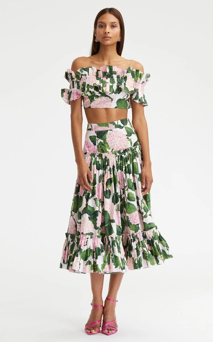 2025 nuevo traje de baño de una pieza con volantes y cubierta, traje de baño Sexy para mujer, traje de Bikini con estampado Floral, traje de baño femenino, conjunto de tres piezas
