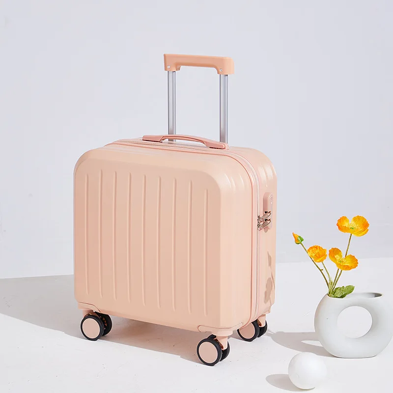 Bolsa Spinner Trolley Case para mulheres, mala com rodas, bagagem de viagem, novo, 2024