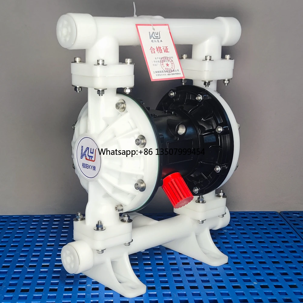 Kaiyang 1-inch Plastic Pump KYQ25LSD6FF Pneumatic Diaphragm Pump Acid Alkali Sewage Transfer Pump 7-day Shipping