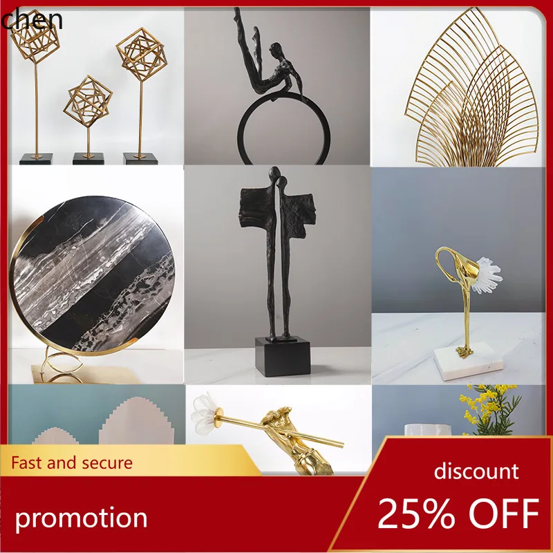 

HT Creative Niche Decorations Simple Niche Home Personality Model Room TV Cabinet Ornaments