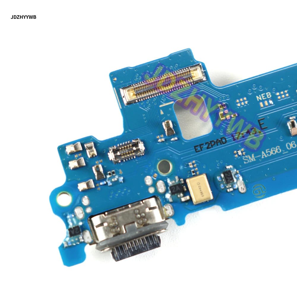 USB مجلس شاحن جهاز شحن ميناء موصل الكابلات المرنة لسامسونج غالاكسي A56 A566B A566V A566E A566 مع ميكروفون 45 واط