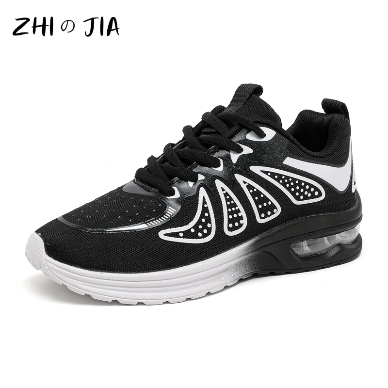 Summer New Air Cushion PU Shoes Women\'s Mesh Breathable Footwear Outdoor Fashion Running Fitness Shoes Casual Sneaker Large size