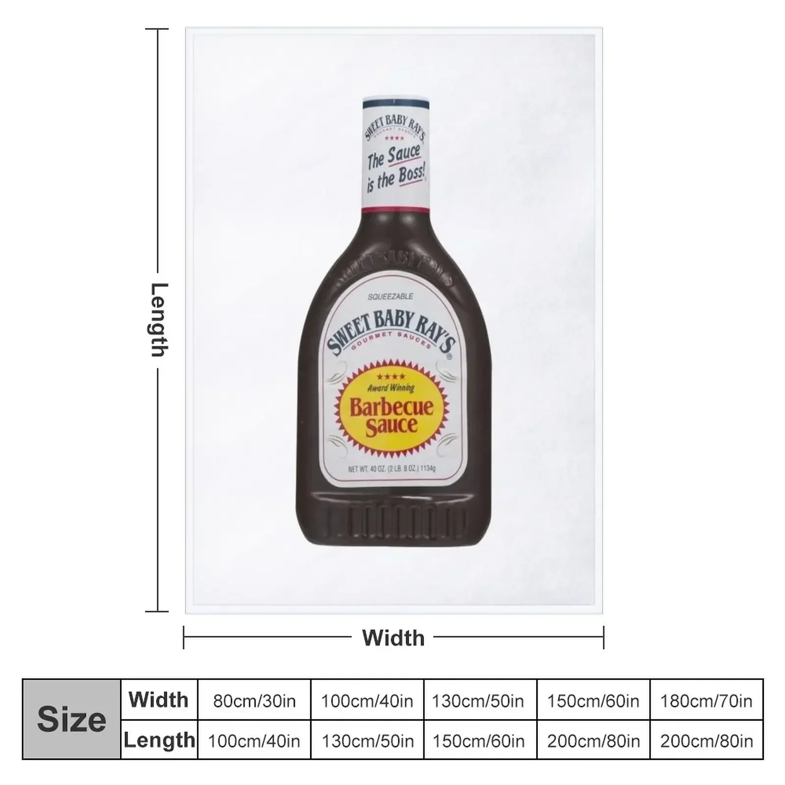 Mark Zuckerberg Sweet Baby Ray's Bbq Sause Throw Blanket couch cozy soft plush fuzzy picnic outdoor blanket