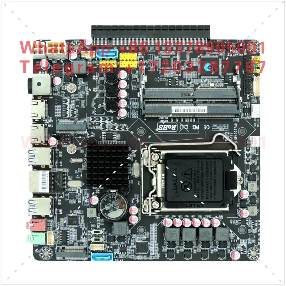 H510 Side Insertion Graphics Card Thin ITX Motherboard All in One Computer 10th and 11th Generation CPU Desktop - view 4
