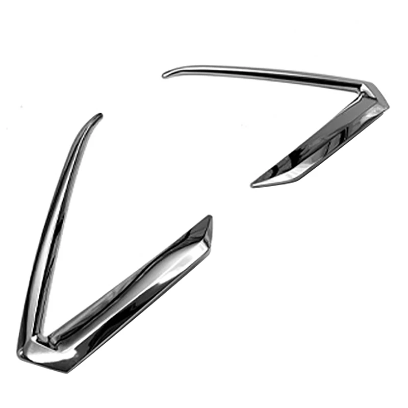 موثوقة-2 قطعة لكزس UX ZA10 UX200 UX250H 2019-2020 ABS كروم أضواء الضباب الخلفي غطاء إطاري الكسوة #2