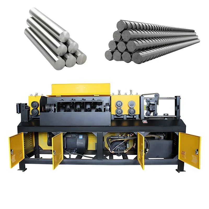 Customized Hydraulic Steel Bar Cutting And Bending Machine 6-60mm | Rebar Straightening And Cutting For Civil Engineering