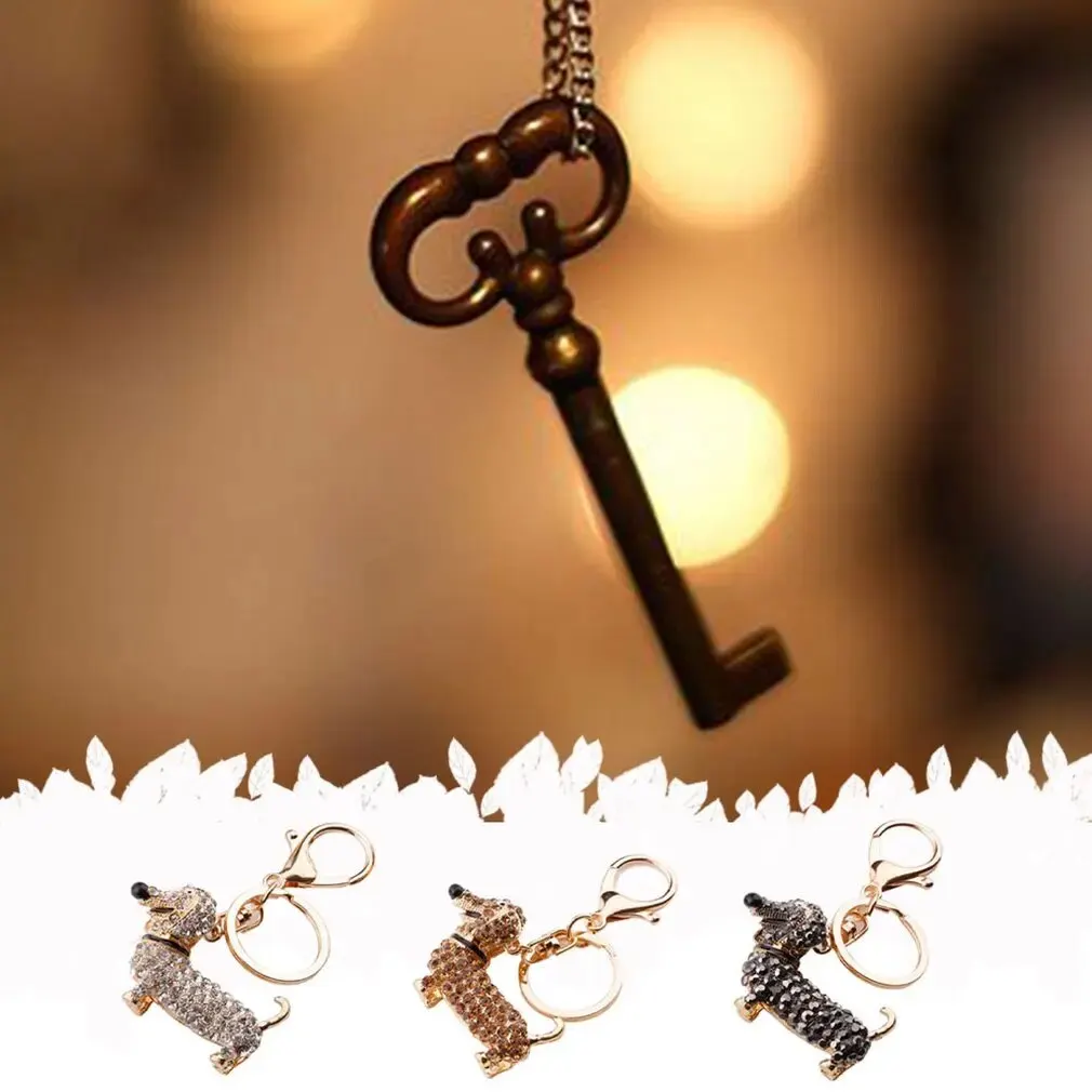 حجر الراين الكلب الألماني تصميم المفاتيح ، حقيبة ، حلقة رئيسية السيارة ، قلادة سحرية ، صغيرة ، جميلة ، لطيف ، أفضل الهدايا لمحفظة