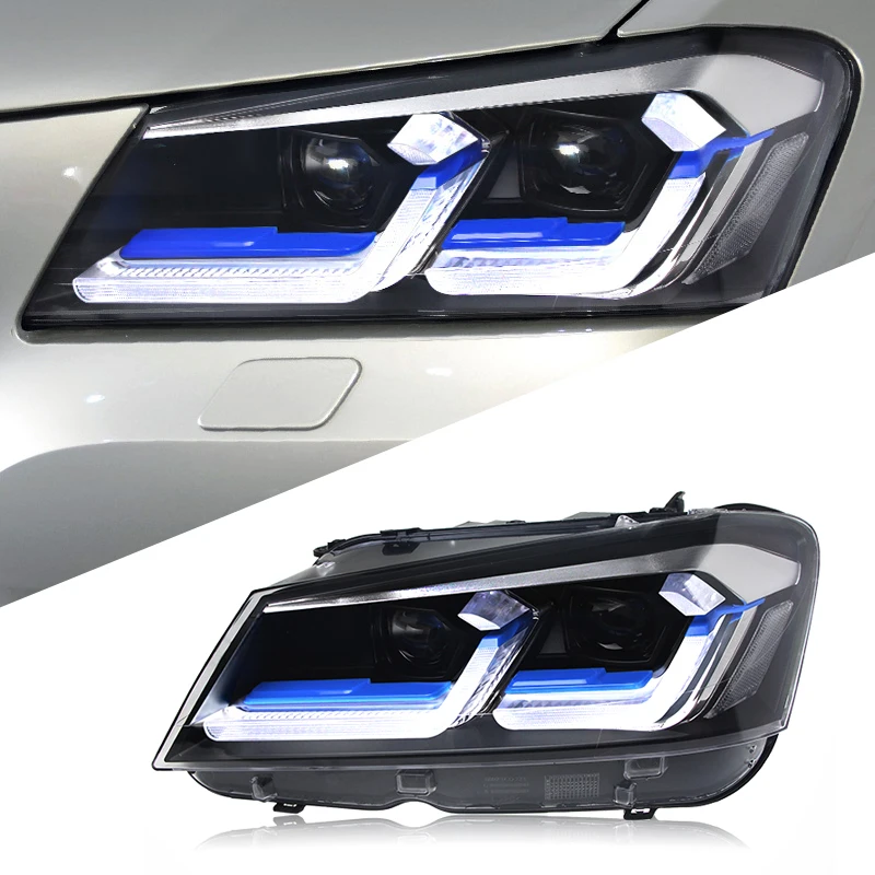 Car Front Led Headlight For  X3 F25 Headlight 2010-2014 F25 Xenon Upgrade To Led Headlamp Assembly Automotive Accessories