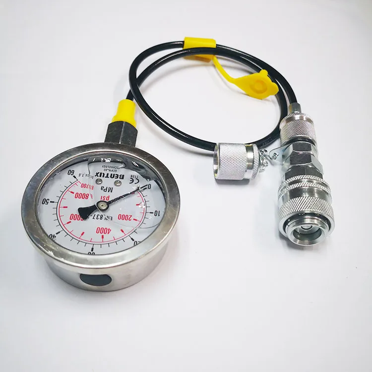 For Caterpillar C/AT excavator quick connector pressure gauge pressure test hose connector hydraulic pump test connector