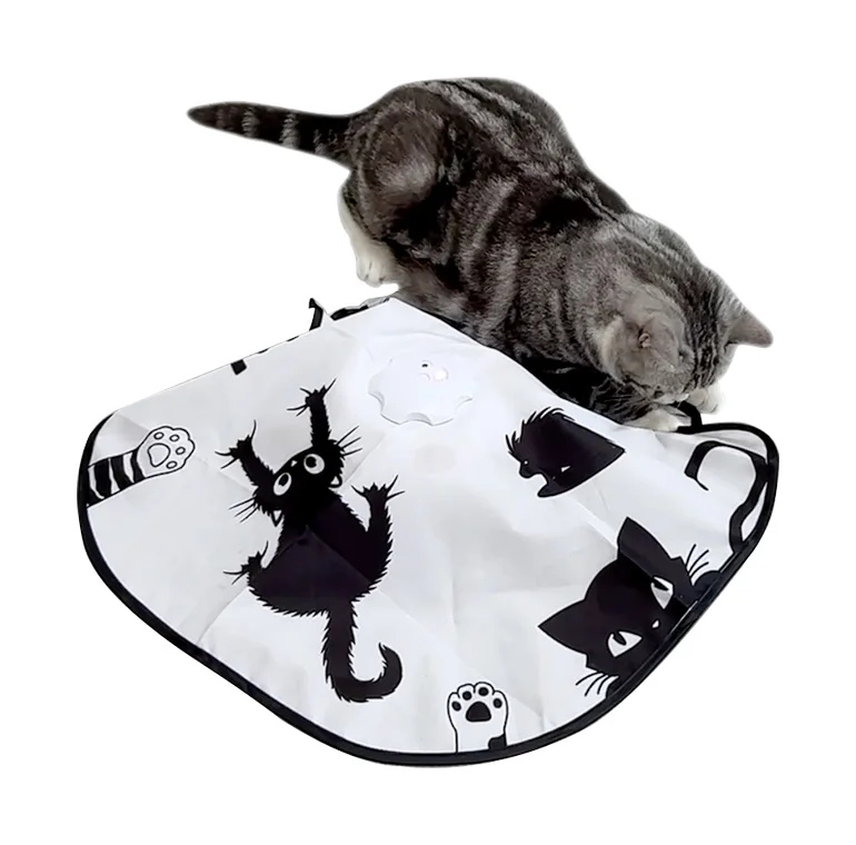 

2023 New Eco-Friendly Plastic Interactive Feather Cat Toy Cute Design
