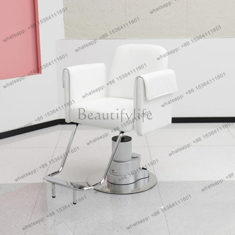 LJY Modern Aesthetic Hair Barber Luxury Comfortable Display Hair Barber Fashionable Beauty Cadeira De Barbeiro Commercial Furnit