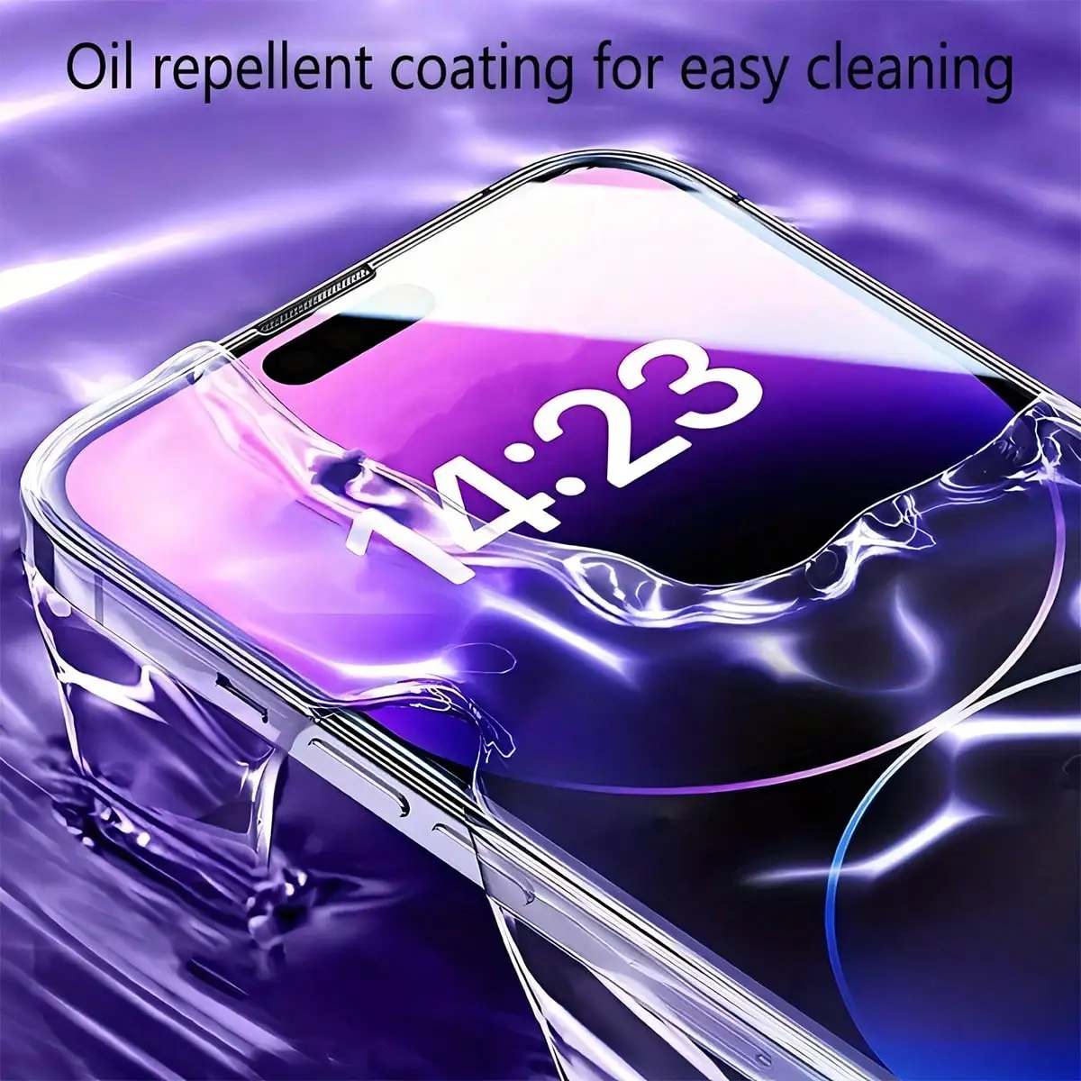 2 قطعة واقي شاشة من الزجاج المقوى عالي الدقة متوافق مع هاتف IPhone 17 /16 ProMax/16 Pro/16E/16 Plus/15/14/13/12/11، تغطية كاملة