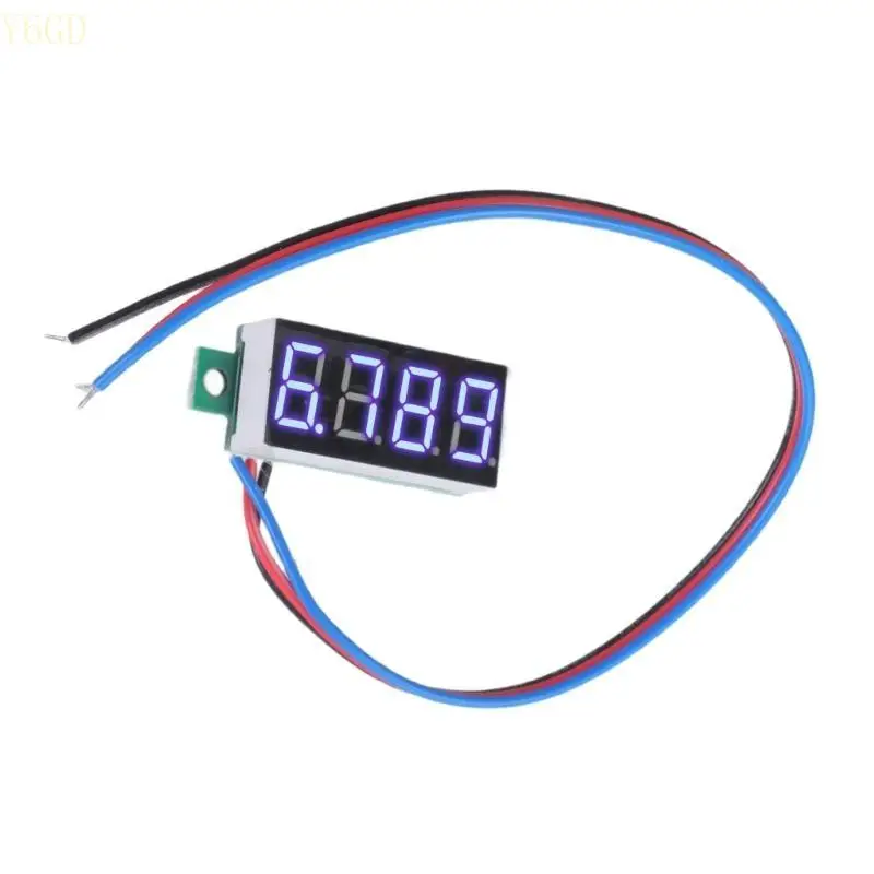 

Y6GD LED Display Voltmeter 4Digit Tester Panel DC0-100V 0.3% Test Accuracy