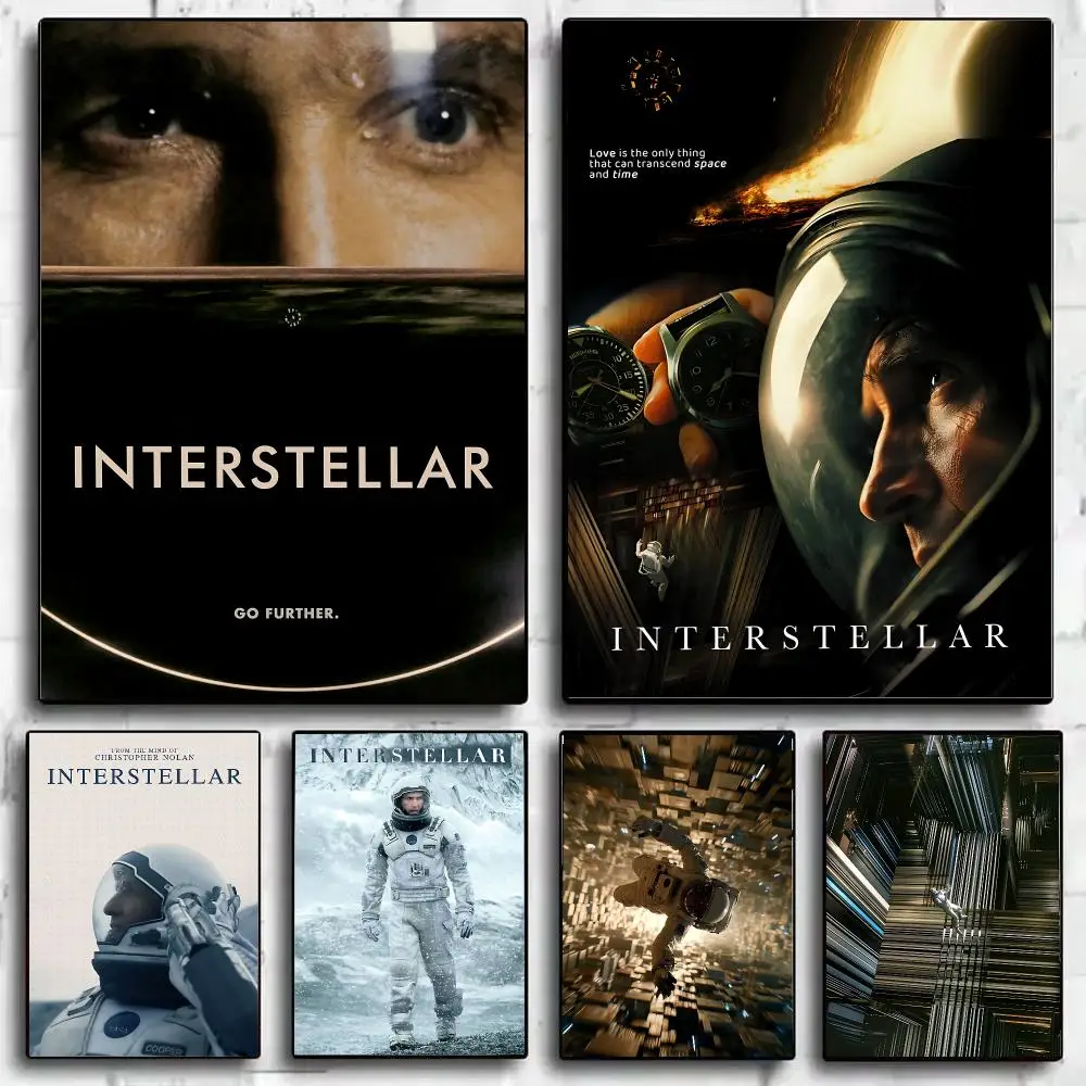 Movie I-Interstellar Poster HD Print Wall Art for Bedroom Living Room Office Bar Home Decor Aesthetic Print