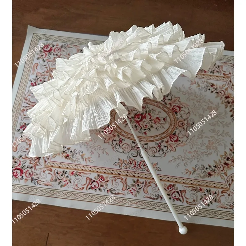 Lolita French small ocean flower wedding umbrella retro elegant wedding photography Umbrella