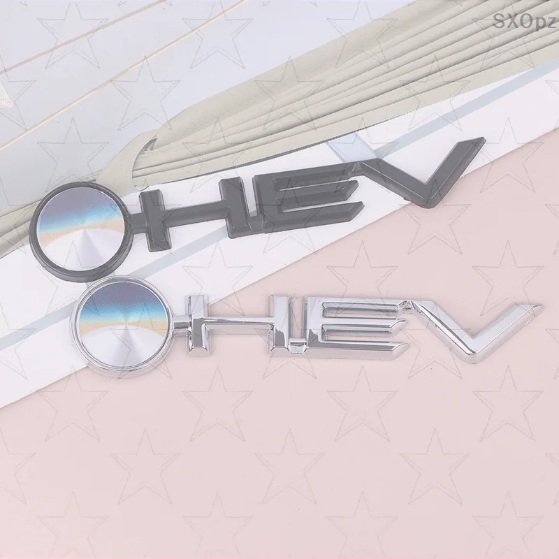 Sienna Avalon Granvia Highlander Car Styling, 3D Car Hood Fender Trunk Emblem, Badge HEV Nameplate Decal Sticker