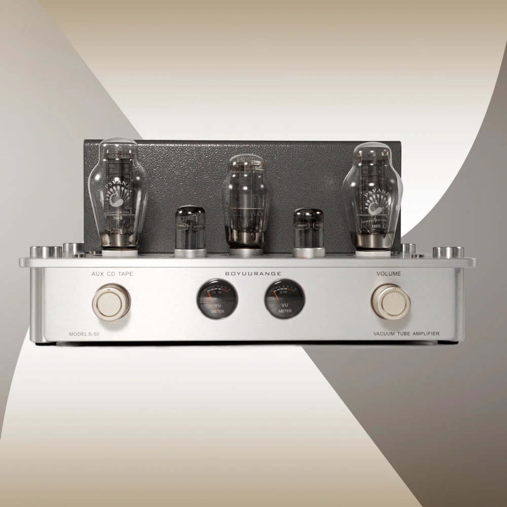 Bozhiyun S50 Tube Amplifier 300B Single-ended Fever Pure Amplifier HIFI Audio REISONG Direct Sales