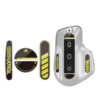 TALONGAMES Pies de ratón de vidrio compatibles con Logitech MX Master 3 Mouse Patines de vidrio con borde curvo redondo personalizado