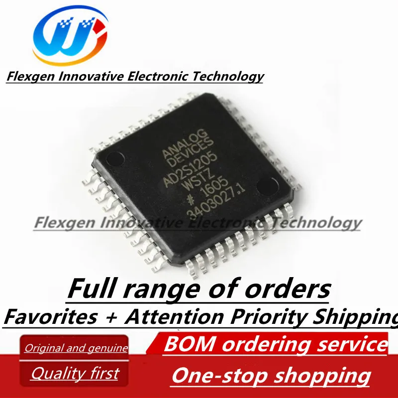 AD2S1205WSTZ LQFP44, convertidor R/D de 12 bits con chip oscilador de referencia incorporado, 5 piezas