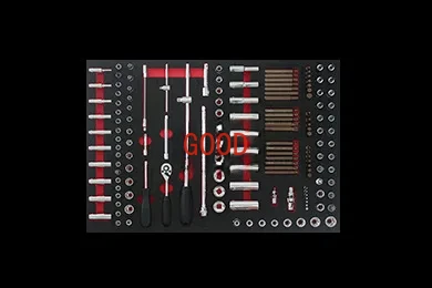 مجموعة حامل أدوات الأكمام 153 قطعة 6.3 مم 10 مم