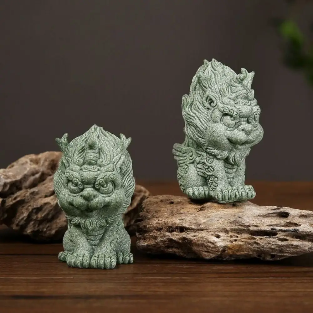 

Micro Landscape Pixiu Ornaments Fortune-attracting Handmade Auspicious Beast Ornaments Miniature Tea Pet Figurines