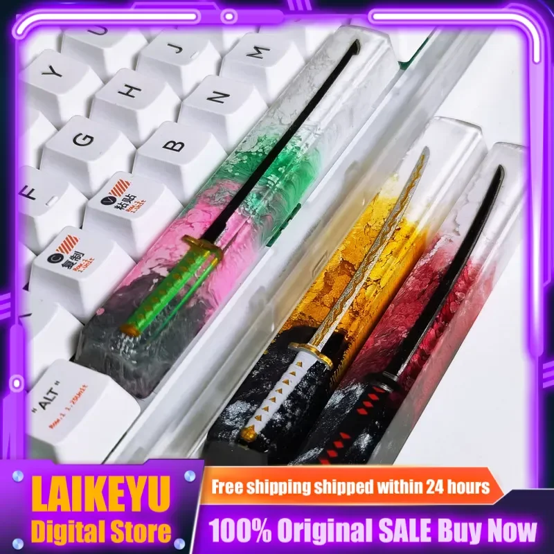 

Ghost Annihilation Blade Theme Keycap Personality 6.25u Space Mechanical Keyboard PC Game Keyboard Collection Gift Keycap