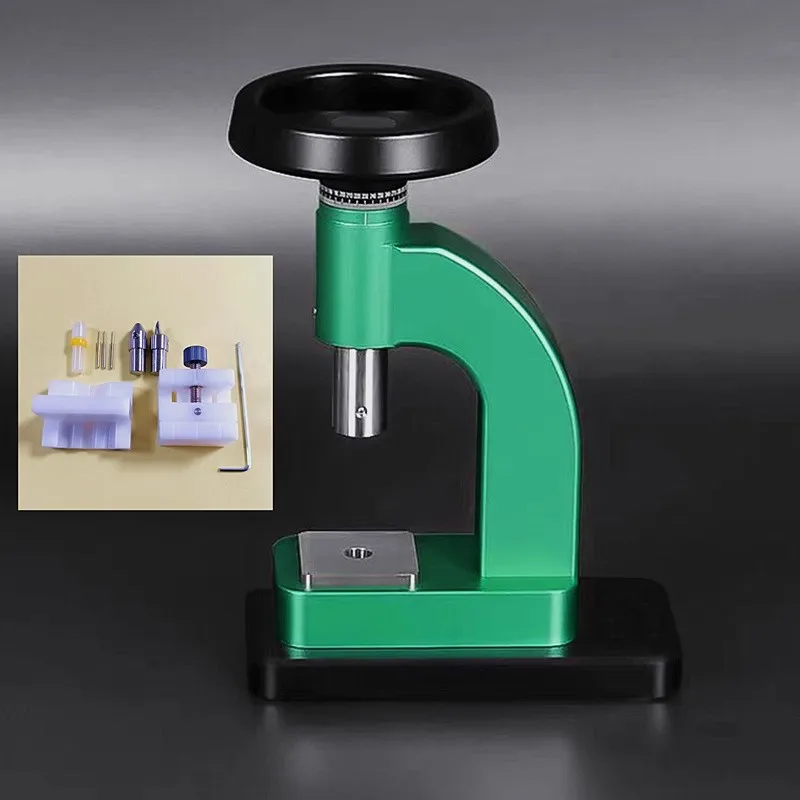 

Watch Repair Tool 6175A Rotary Multi-Function Capping Machine Pressure Gauge Back Cover Pry Cover Removal Watch Chain Three-Use All-In-One Machine