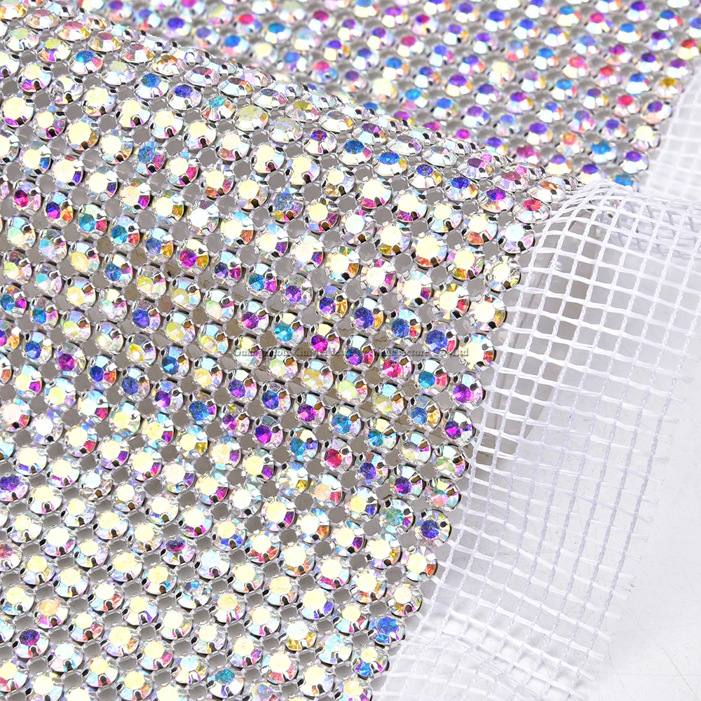 24 rijen kristal AB kleur blin - Hotfix Rhinestone Sheet recensie en prijs