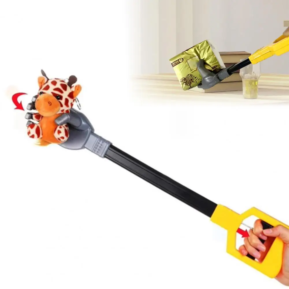 Juguete de agarre de garra para niños, herramienta de recogida de brazo de Robot de plástico ajustable, mano mecánica simulada, juguete interactivo de mano