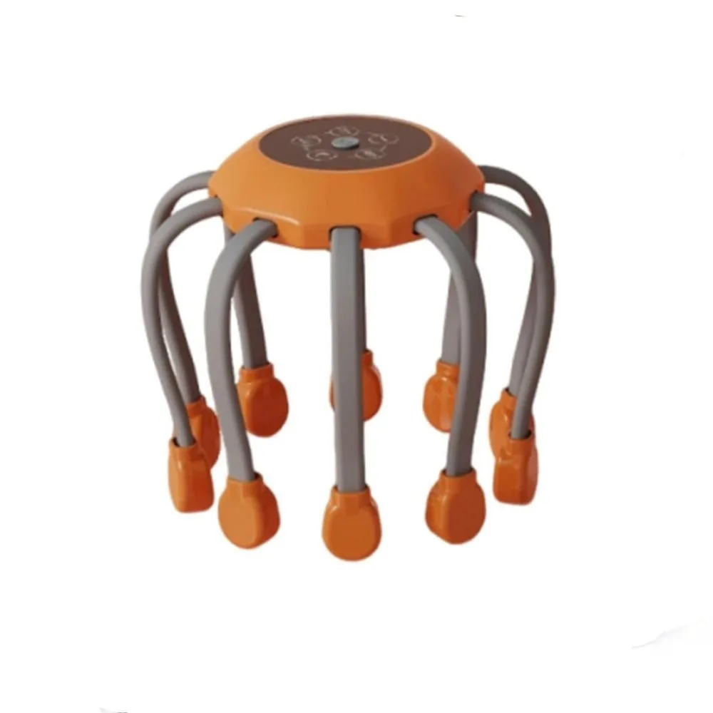 

Octopus Claw Eight Claw Massager Stress Relief Therapeutic Scratch Pad Electric Head Massager Therapeutic Hands Free