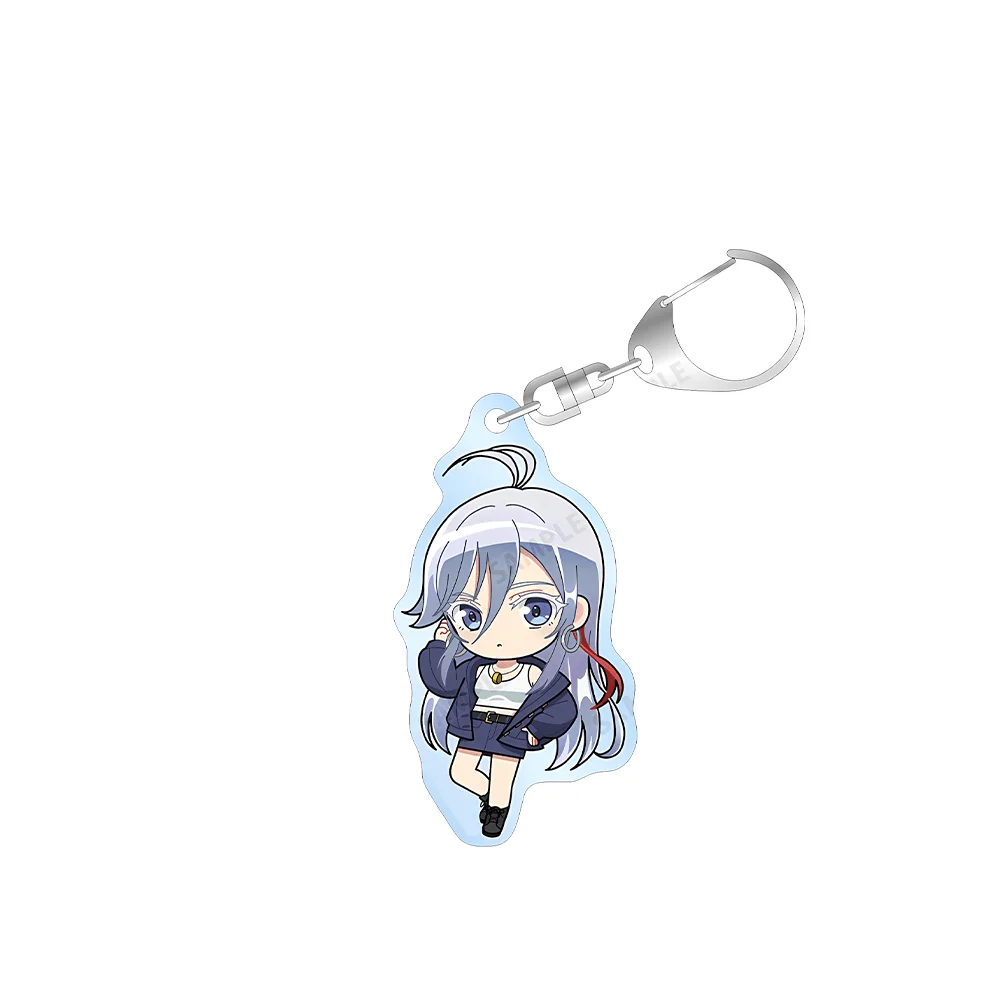 86 Eighty Six Vladilena Milize 6cm Acrylic Stand Keychain Chibi Casual Streetwear Ver Tabletop Ornament Bag Charm Toy Gift Fans