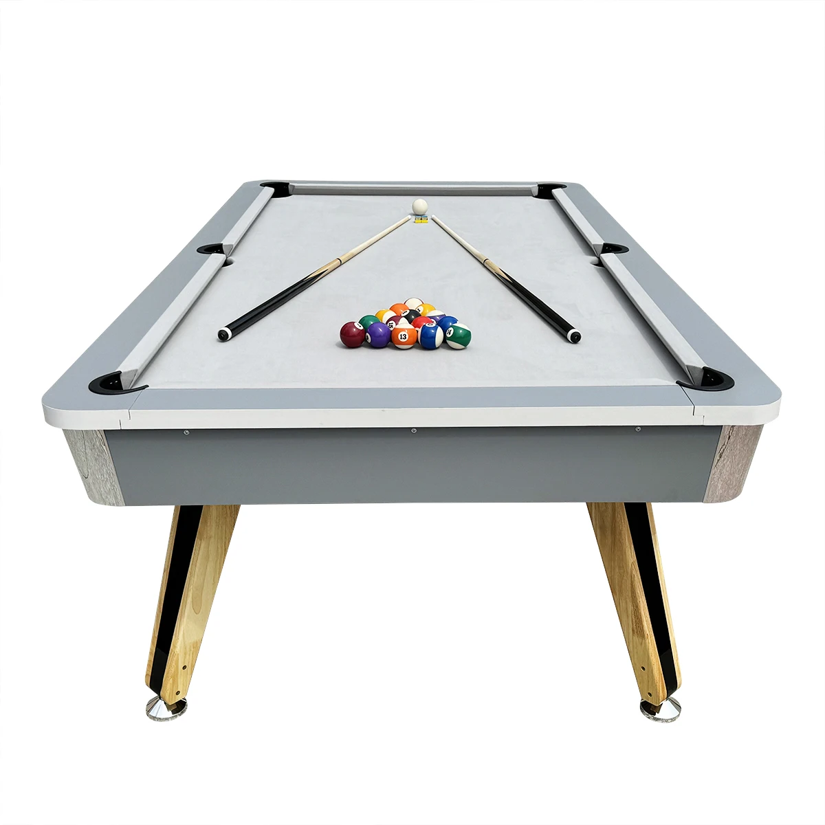 New Fashion Billiards Game Morden Design 9FT MDF Pool Table with Pick up Pocket   Family Club Game