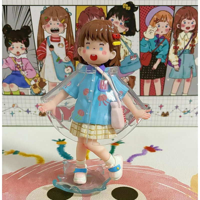 在庫あり 100% SUKI マイフレンズシリーズ フィギュア ブラインドボックス ミステリーボックス オーナメント フィギュア 女の子向け人形 ホームデコレーション デスクトップモデル おもちゃ