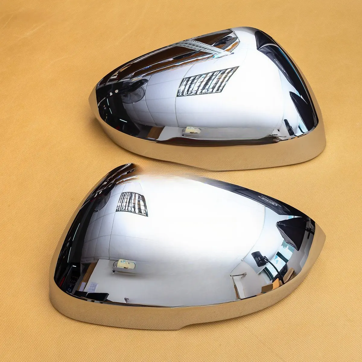 

Car Side Rearview Mirror Cover Caps For Mitsubishi Outlander 2022 2023 2024 2025 2Pcs/Set Carbon Fiber Black / Glossy Chrome ABS