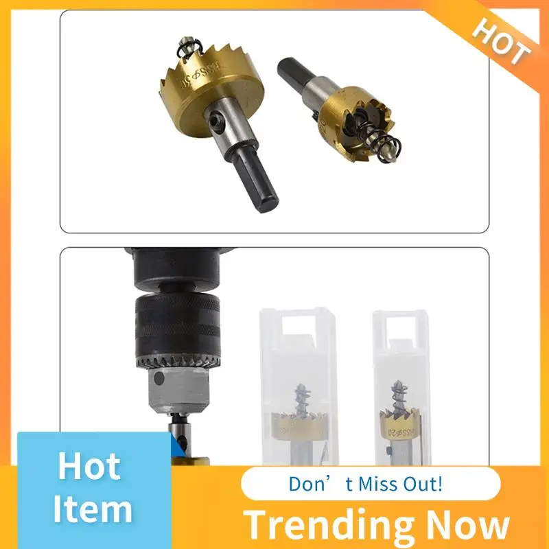 

5Pcs High-Speed Steel Drill Hole Opener Perforated Pipe Reamer Circular Hole Extractor,Metal Opening