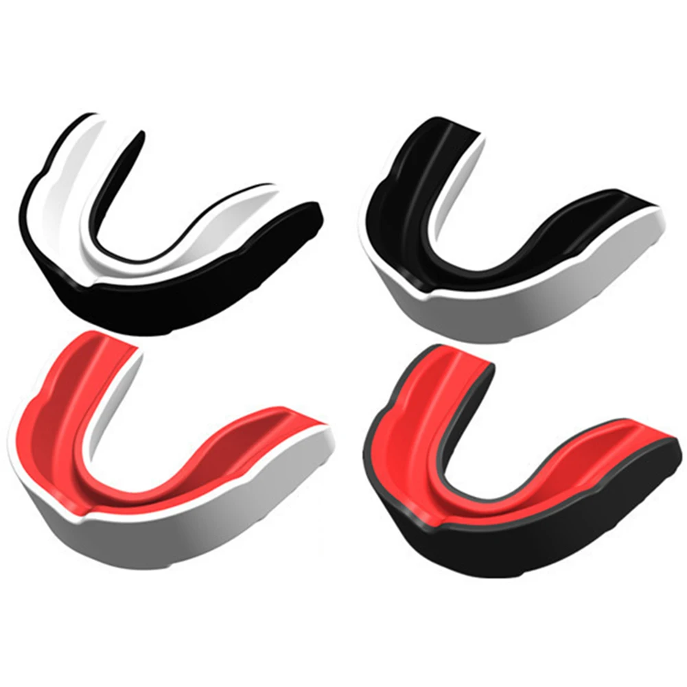 4-40 stuks Boksmondbeschermer Mondbeschermer Slim Fit voor Voetbal Worstelen Hockey Lacrosse Boksen voor Contact Combat Spor