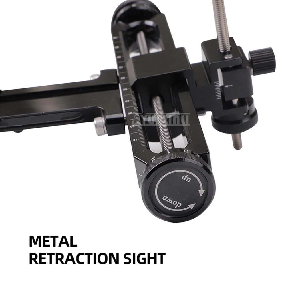 

9-Inch Long Rod Metal Anti-Bending Sight Adjustable Single Needle Competitive Shooting Sports Sight for Precision Accuracy