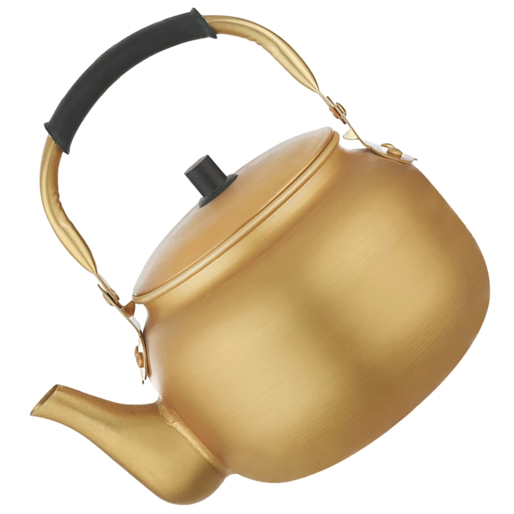 

Aluminum Kettle 1 5L Large Capacity Stovetop Tea Pot Water Boiler Suitable for Gas Stoves Anti Scald Handle Metal Boiler