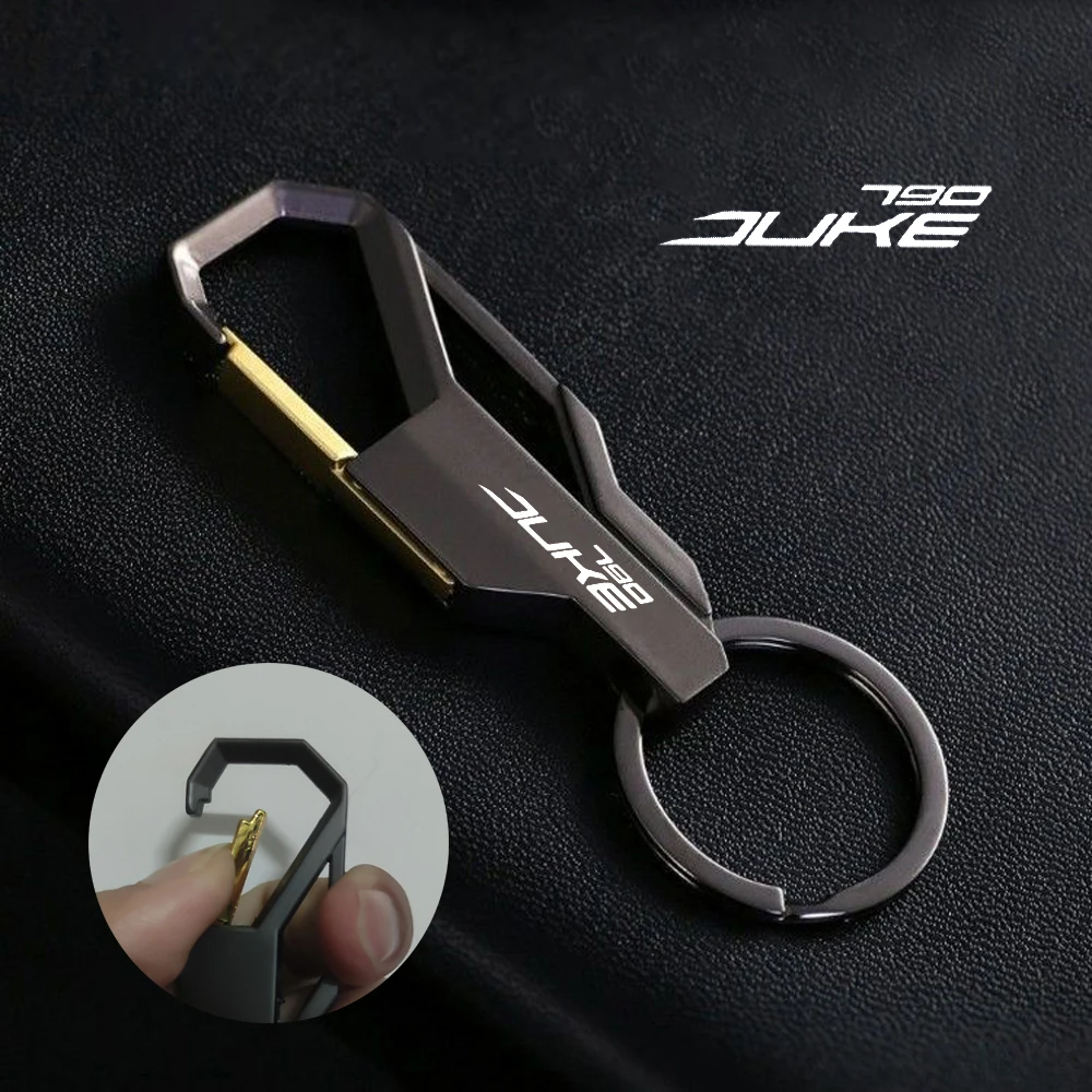 

Motorcycle Keychain Accessories For KTM 790 DUKE 790 2017-2023 2022 2021 Key Ring Waist Hanging Metal Key Chain DUKE790 790DUKE