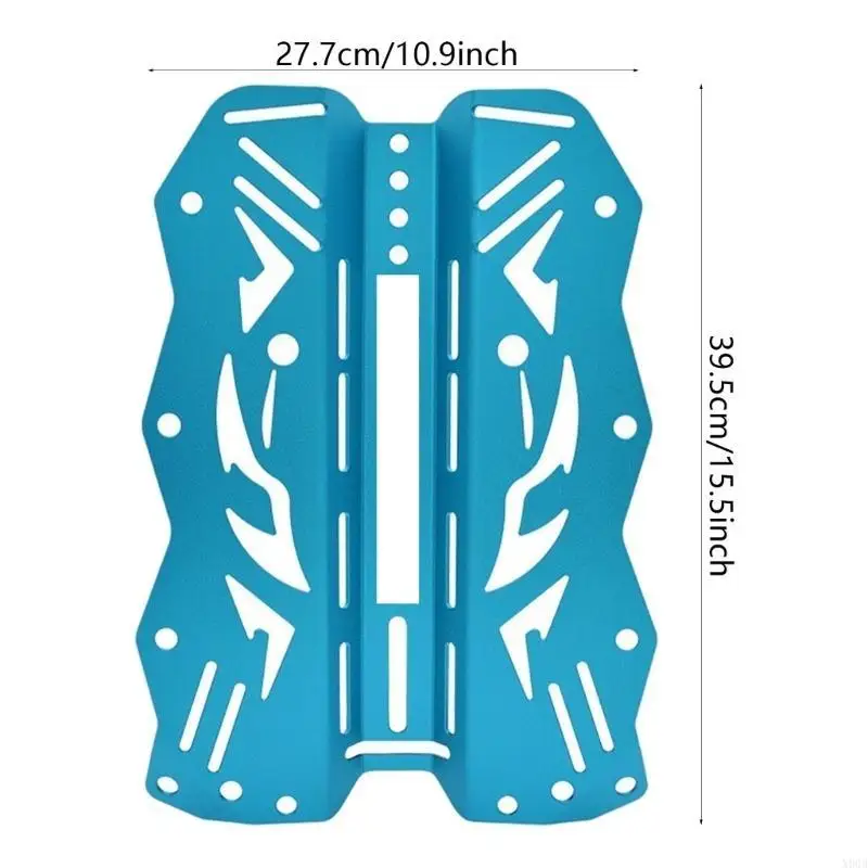 

Scubas Diving Backplate BCD Backplate Aluminum Alloy Backplane for Scubas Diving