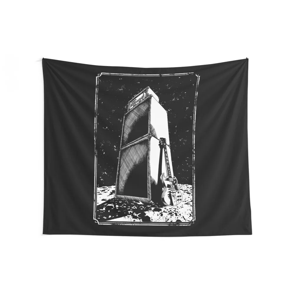 The Tower Doom metal amp amplifier stack tube guitar heavy stoner rock Tapestry Wallpaper Wall Tapestries Tapestry